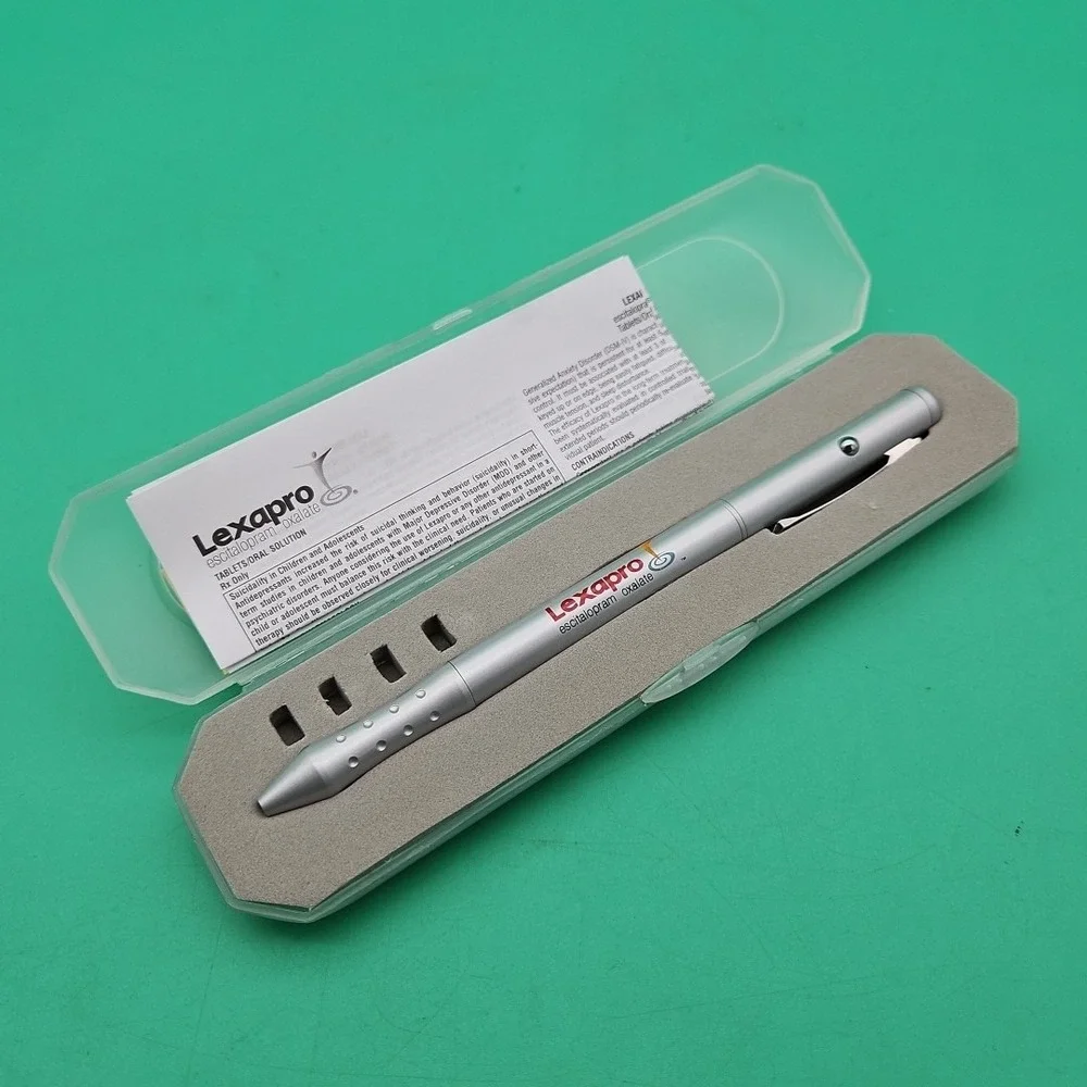 Lexapro Pen Pharmaceutical Drug Rep Collectible‎ Advertisement Laser Pointer